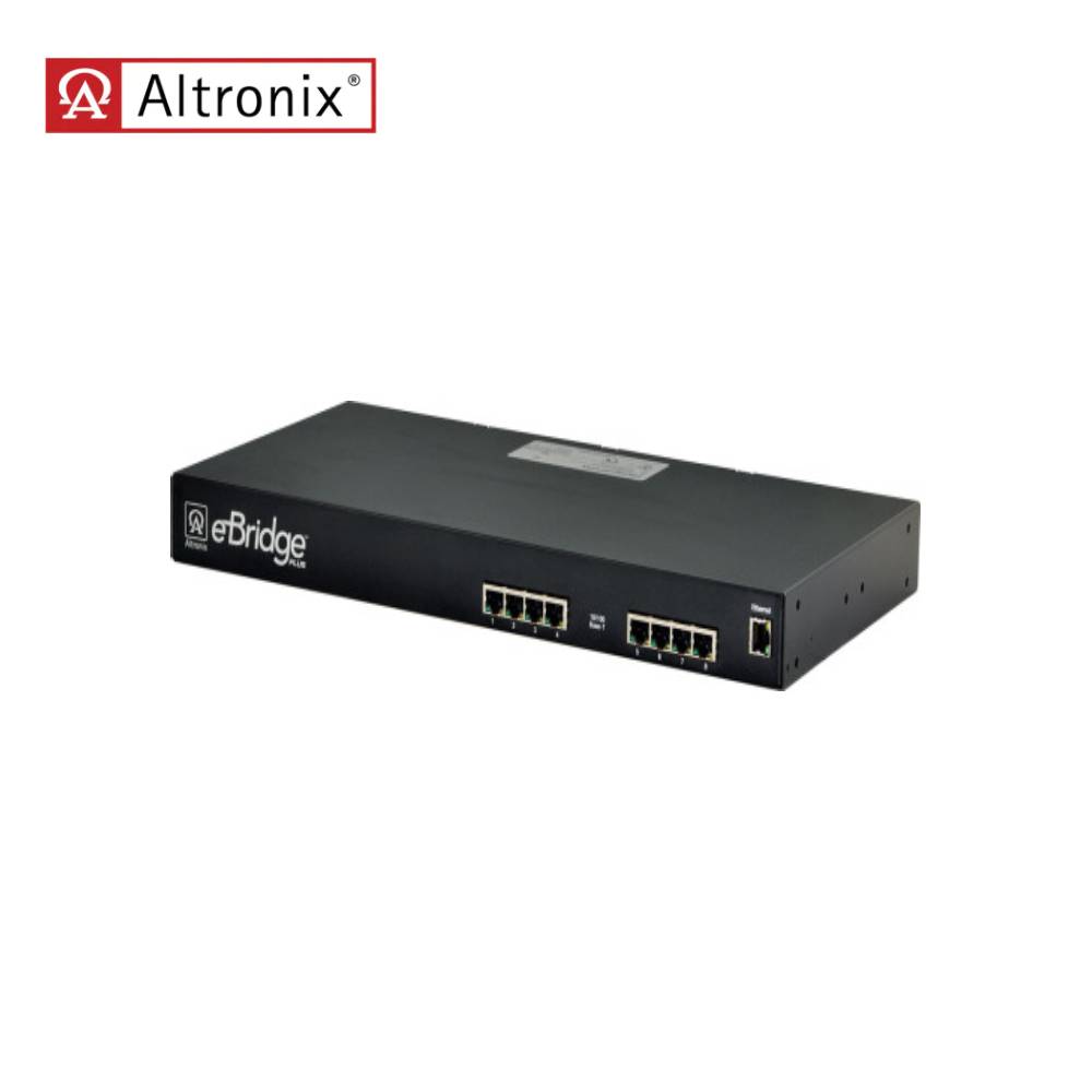 Altronix - EBRIDGE-8PCRX - Managed IP and POE Over Coax Receiver