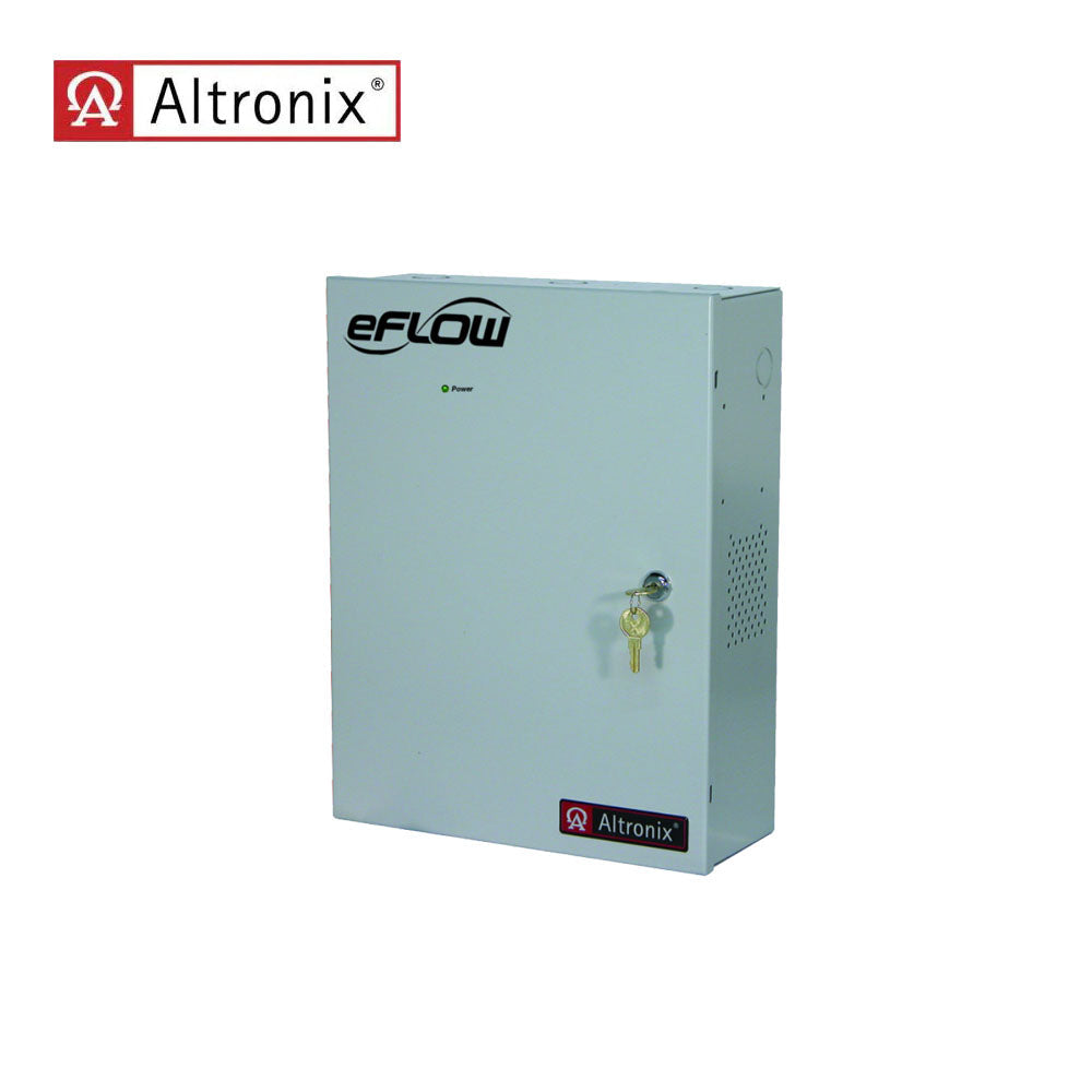 Altronix - EFLOW104NK8D - Dual Output Power Supply Charger with 8 PTC Protected Auxiliary Power-limited Outputs Class 2 - BC300 Enclosure