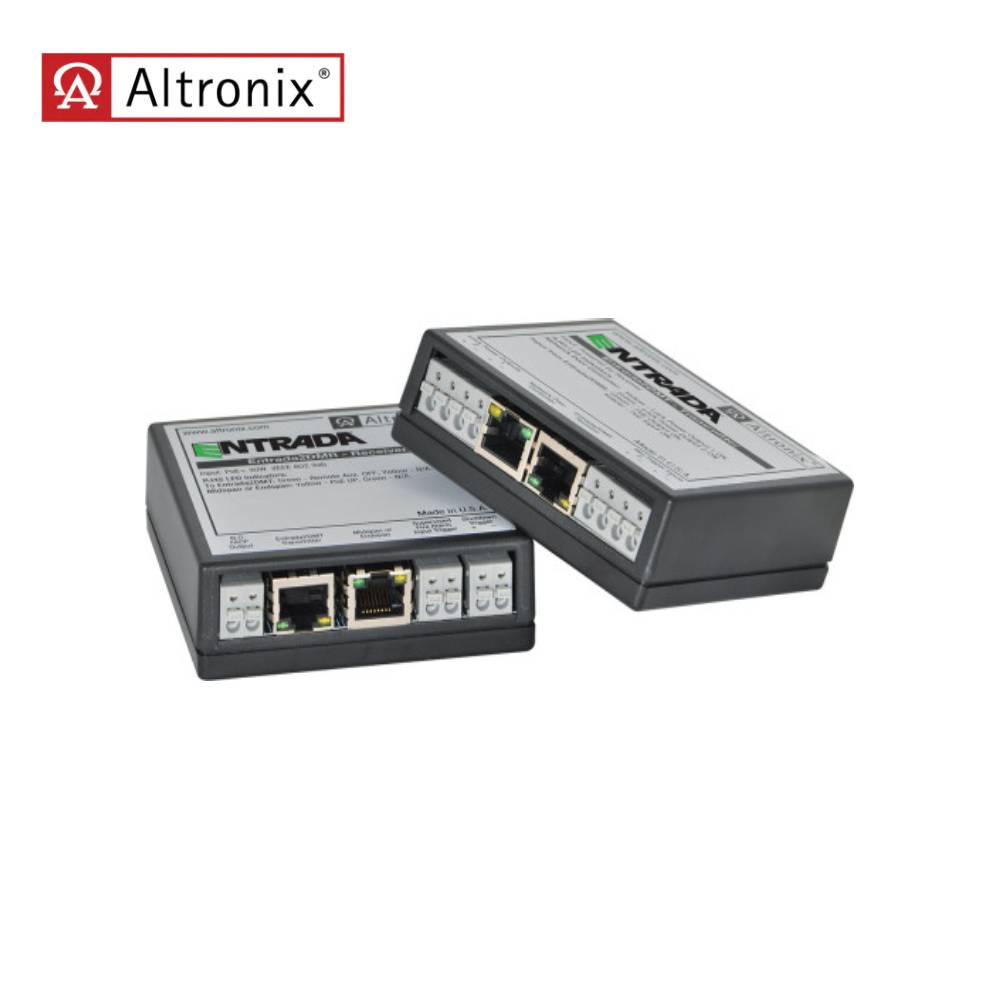 Altronix - ENTRADA-2DMK - IP Access FACP Adapter with Single POE+ Input Powers Up to Two Locks and One Access Controller