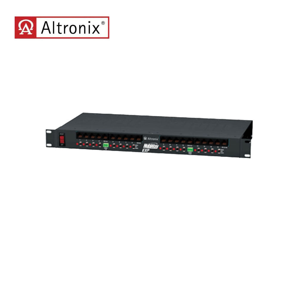 Altronix - HUBWAY16CD - Passive UTP Transceiver Hub With Integral Camera Power - 16 PTC Protected Class 2 Power-Limited Outputs