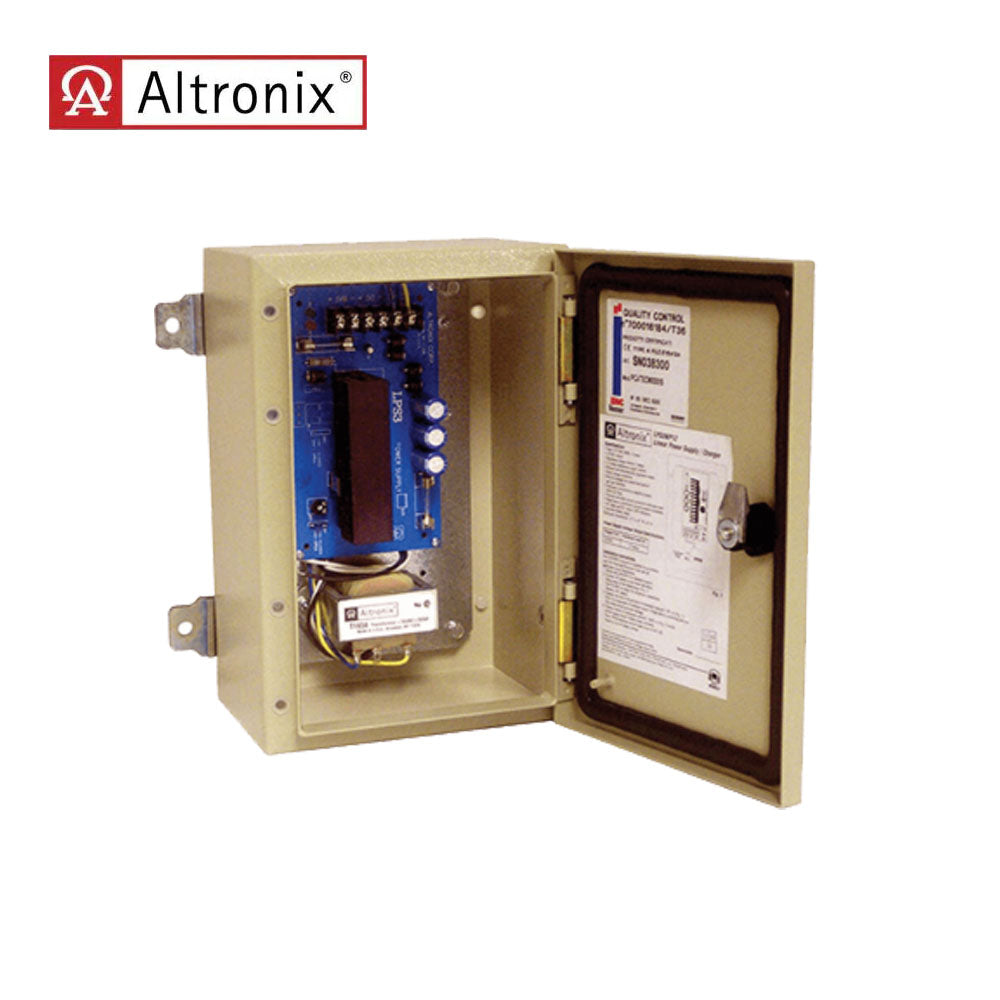 Altronix - LPS3WP12 - Outdoor Linear Power Supply Charger - Single Output - Grey Enclosure