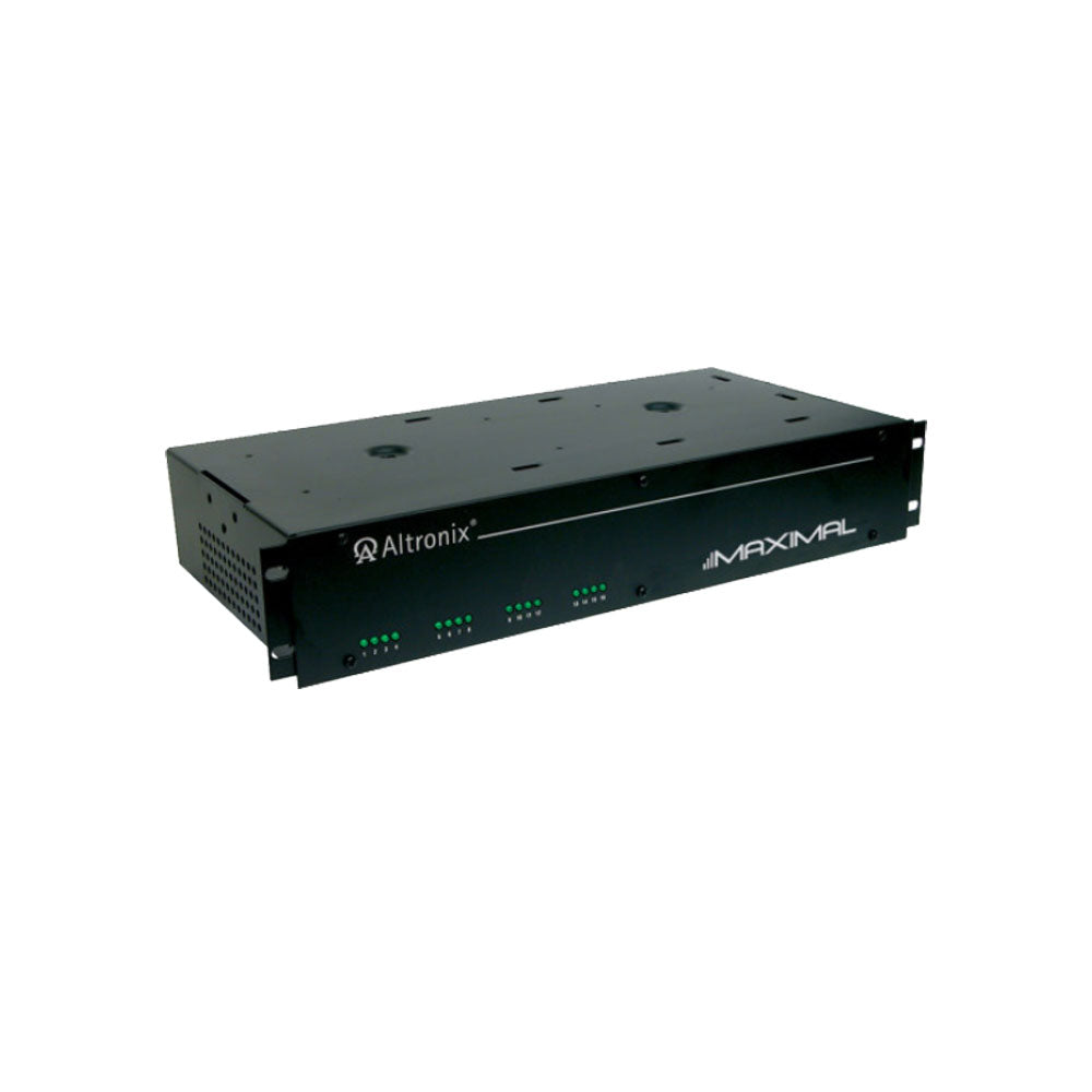 Altronix - MAXIMAL3R - Rack Mount Access Power Controller with 115VAC 60Hz at 1.9A Input - 16 Fuse Protected Outputs