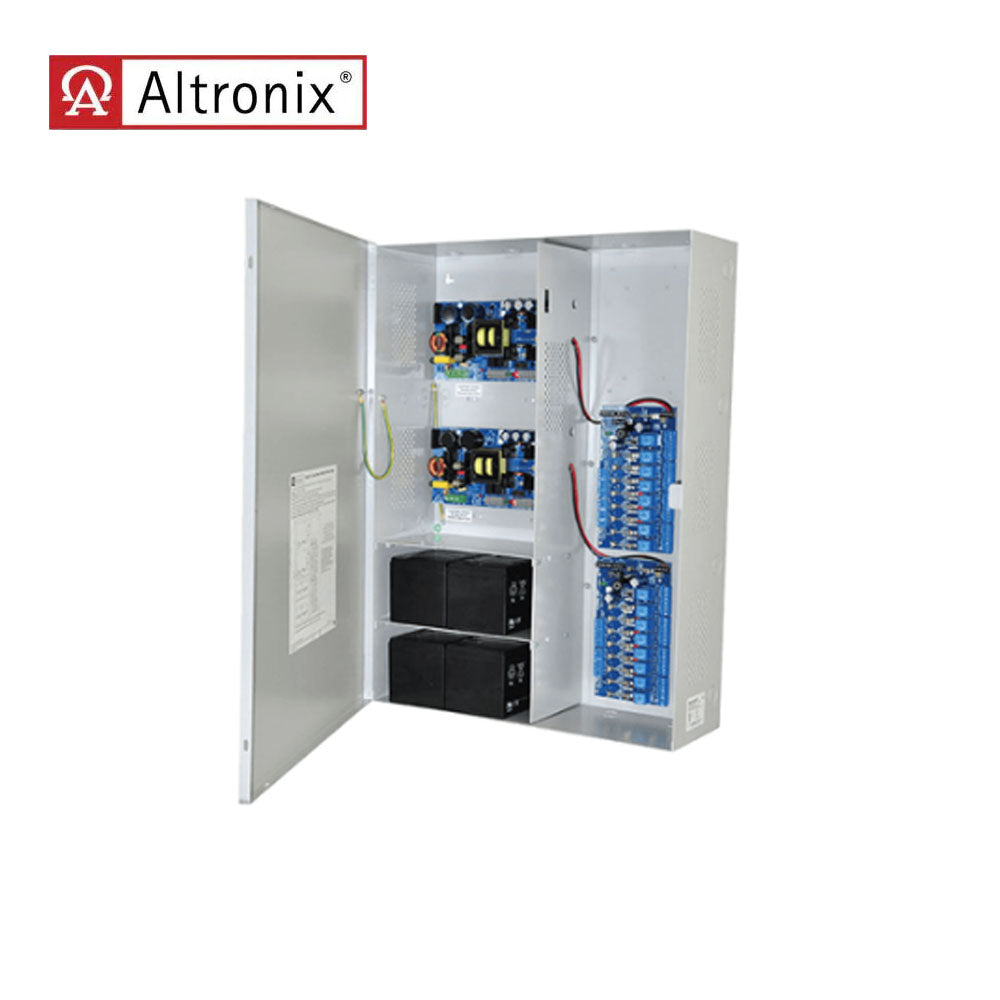 Altronix - MAXIMAL77F - Access Power Controller with Two eFlow104NB - 16 Fuse Protected Outputs 24VDC at 9.6A