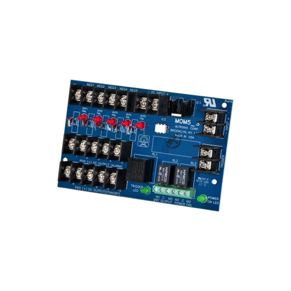 Altronix - MOM5 - Multi-Output Power Distribution Module Power Supply