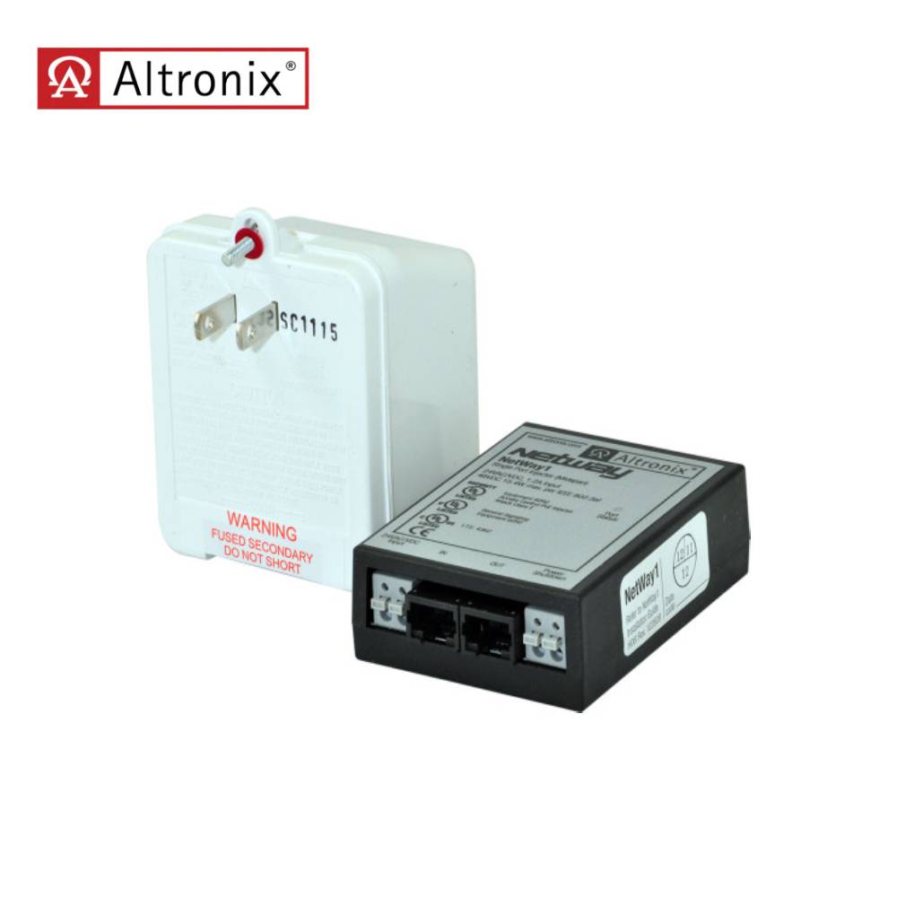 Altronix - NETWAY1P - Midspan Single Port Injector with TP2440 Plug Transformer