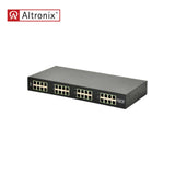 Altronix - PACE16PRM - IP and POE+ Over Extended Distance CAT5E Receiver 16 Ports Powered Midspan or Endspan