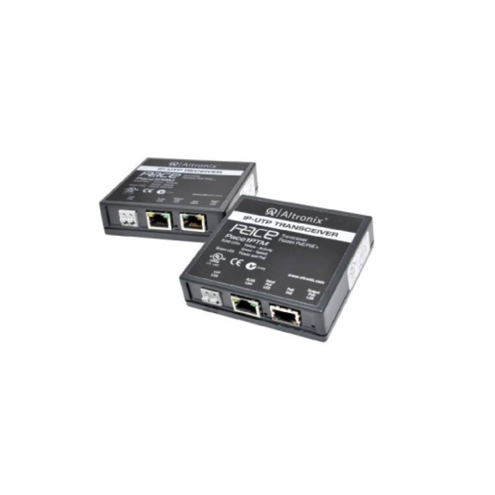 Altronix - PACE1PRMT - Single Port Long Range Ethernet Adapter Kit Includes Receiver and Transceiver