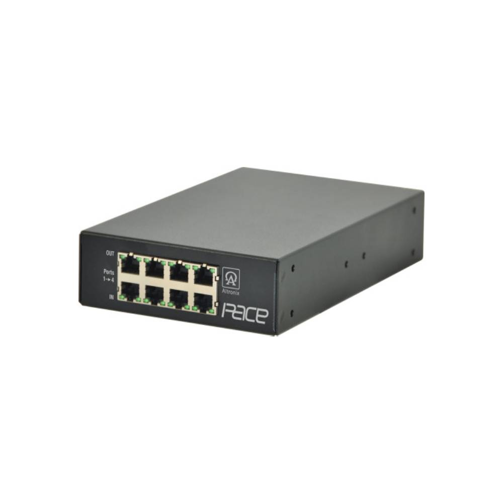 Altronix - PACE4PRM - IP and POE+ Over Extended Distance CAT5E Four (4) Port Receiver and Powered Midspan or Endspan