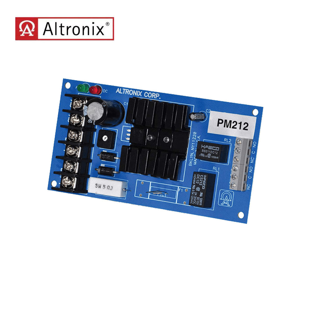 Altronix - PM212 - Supervised Linear Power Supply Board - Input Transformer Required