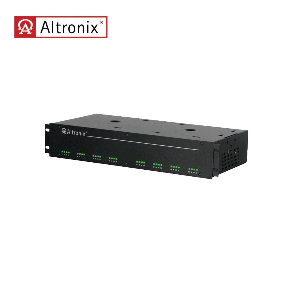 Altronix - R2432600UL - CCTV AC Rack Mount Power Supply - 32 Fuses Protected Outputs with  6A Input