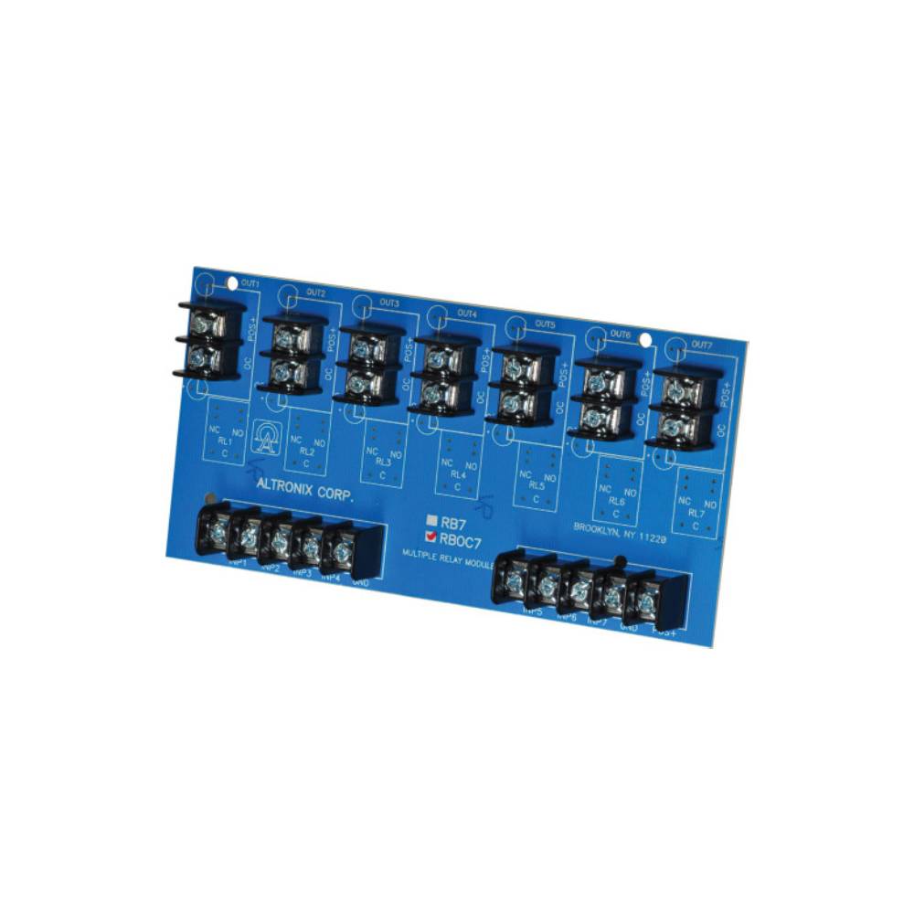 Altronix - RBOC7 - Open Collector Multiple Relay Module