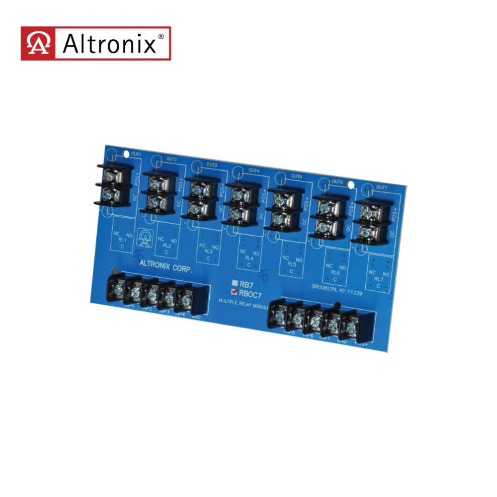 Altronix - RBOC7 - Open Collector Multiple Relay Module