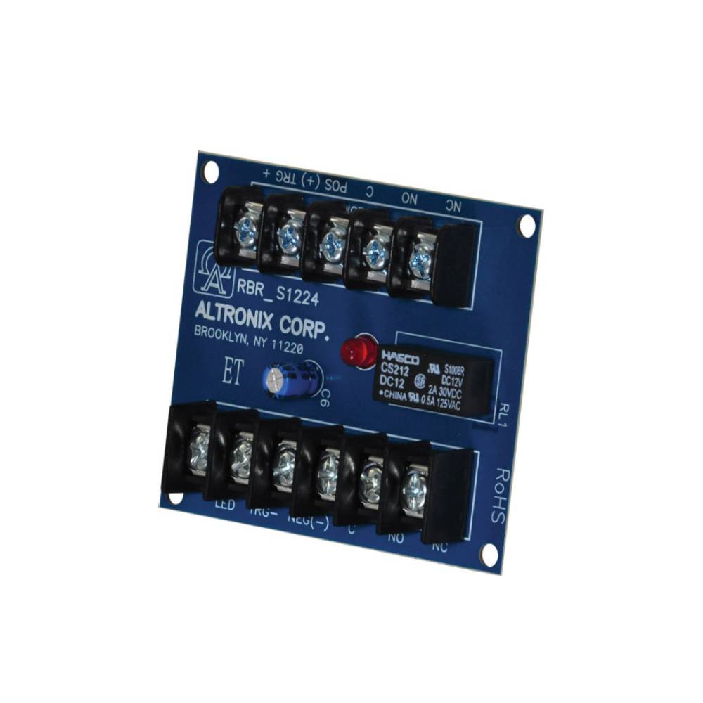 Altronix - RBR1224 - Electronic Toggle/Ratchet Relay - 12VDC to 24VDC