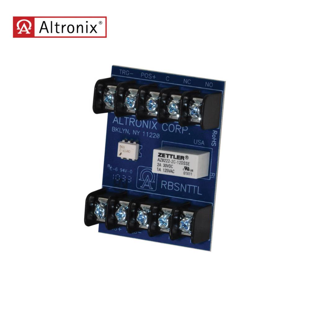 Altronix - RBSNTTL - Ultra Sensitive Relay Module