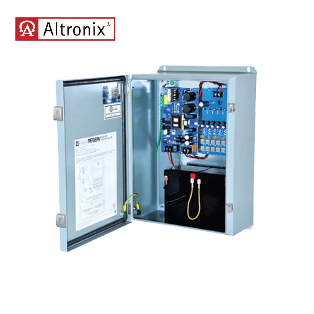 Altronix - RESERV1WP - Video Surveillance UPS - 16 PTC Protected Outputs with 3.5A Input - Weather Resistant - Grey Enclosure