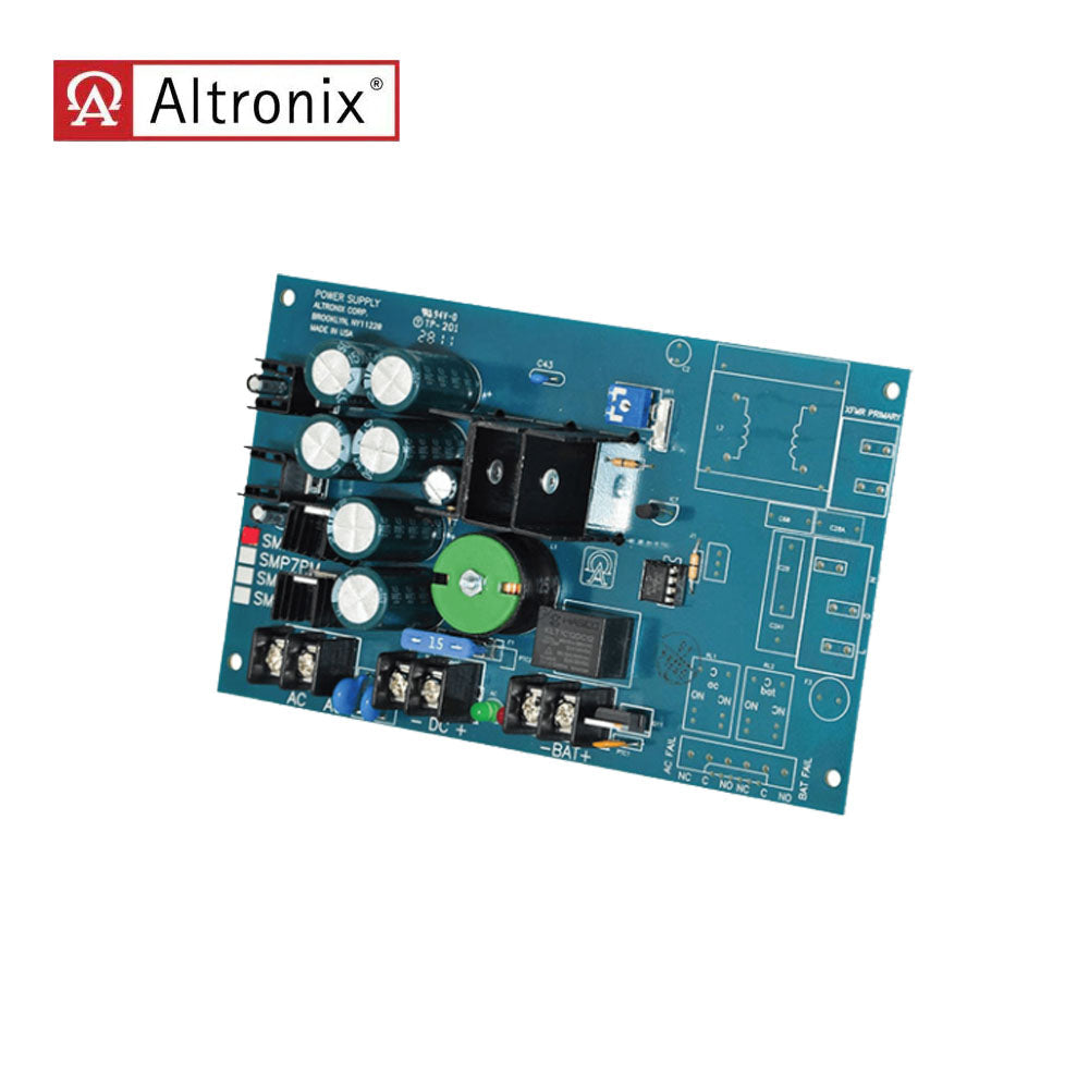 Altronix - SMP7 - Switching Power Supply Board - 12 or 24VDC at 6A Output