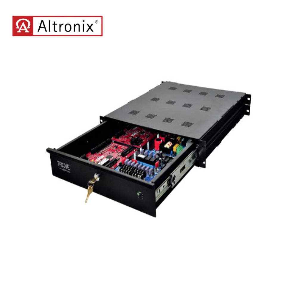 Altronix - TROVE1M1R - Trove1R Mercury Backplane with Tm1 Altronix/Mercury Backplane and 19 Awg Grey Enclosure