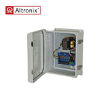 Altronix - WAYPOINT17A4U - AC Outdoor Power Supply Charger - 115VAC(50 or 60Hz) at 2A or 220VAC(50 or 60Hz) at 1A Input - 4 Fuse Protected Outputs - Weather Resistant Grey Enclosure