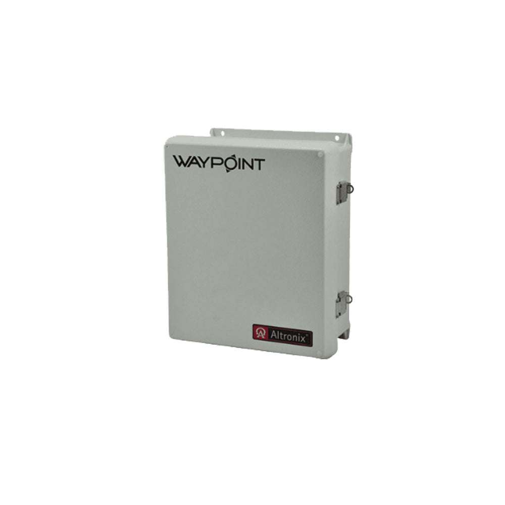 Altronix - WAYPOINT307A - AC Outdoor Power Supply Charger - 277VAC 60Hz at 1.75A Input - 2 Fuse Outputs - Weather Resistant Grey Enclosure