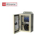 Altronix - WPTV248175UL - Outdoor CCTV AC Power Supply - 115VAC(50 or 60Hz) at 1.76A Input - 8 Fuse Protected Outputs 24VAC at 7A or 28VAC at 6.25A - Grey Enclosure