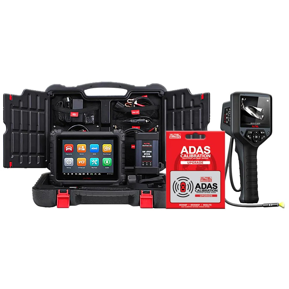 Autel MS909 Diagnostic Tablet with ADAS Software Upgrade and FREE MV480 Dual-Camera Digital Videoscope