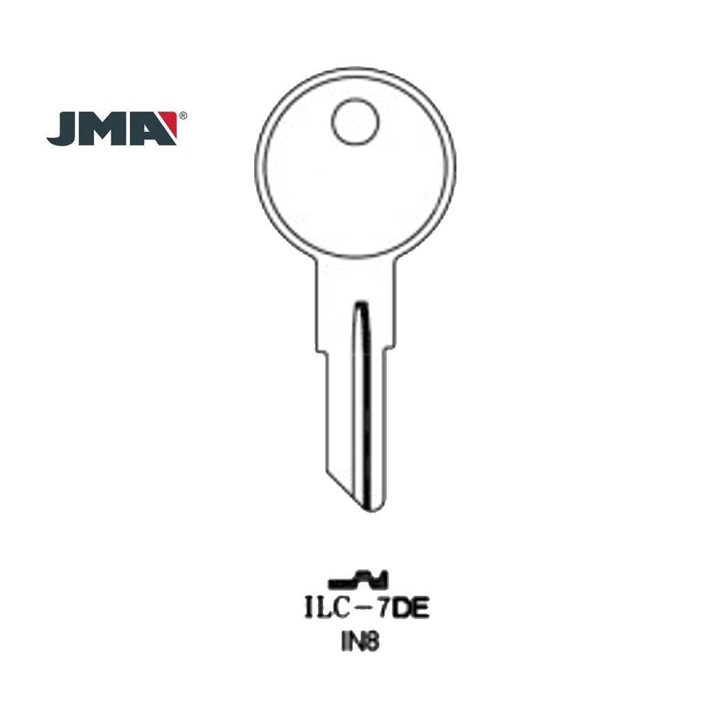 JMA ILC-7DE Yale Key Blank For IN8