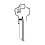 JMA KWI-2DE Key Blank For Kwikset KW10 - Brass Finish