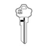 JMA KWI-2DE Door Key Blank For Kwikset KW10 - Nickel Plated Finish