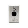 Camden CM-336/42 SureWave Battery Powered Wireless Touchless Switch - Hand Icon - Wheelchair and Wave to Open Icon