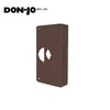 Don-Jo - 1-10B-CW - Wrap Around Plate 22 Gauge Steel 4-1/2" Height and 4" Width with 2-3/8" Backset - 10B (Oil Rubbed Bronze Finish-613)