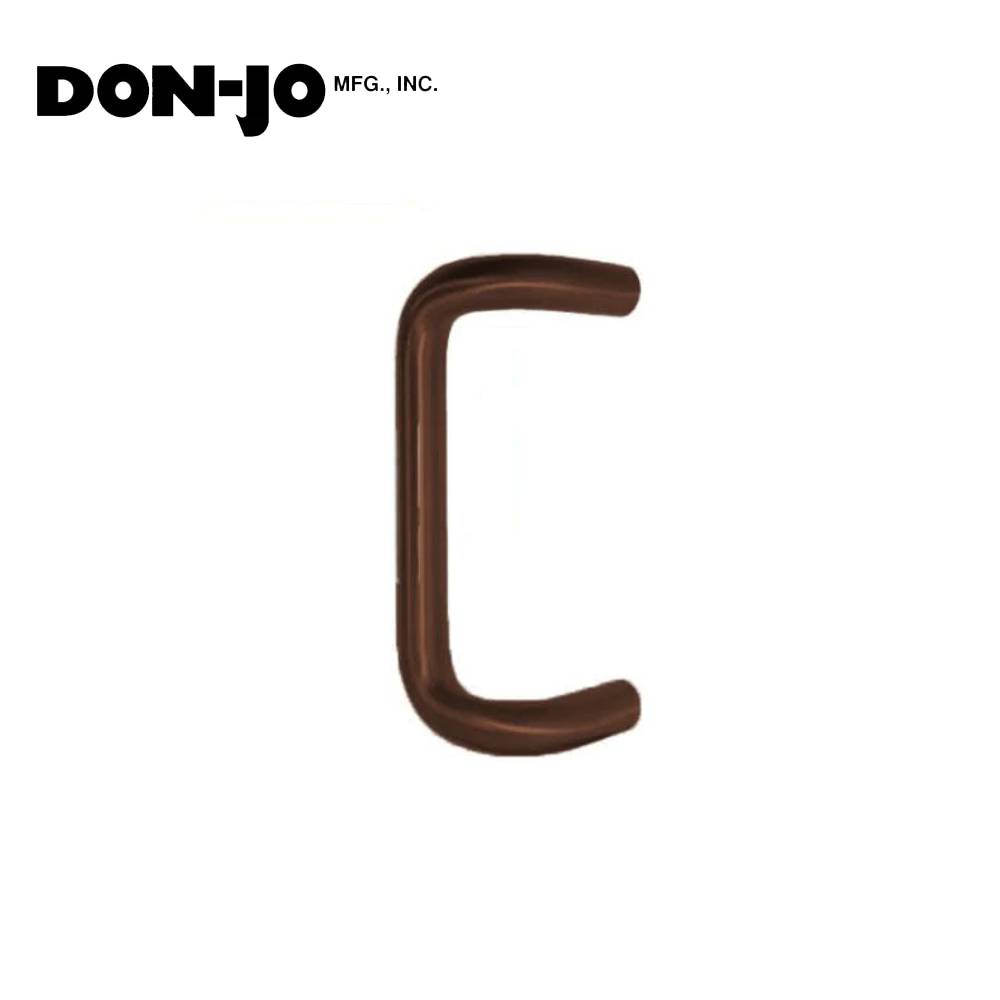 Don-Jo - 1156-313 - Offset Door Pull - 1 Diameter and 8 CTC - 313 (Dark Bronze Anodized Aluminum)