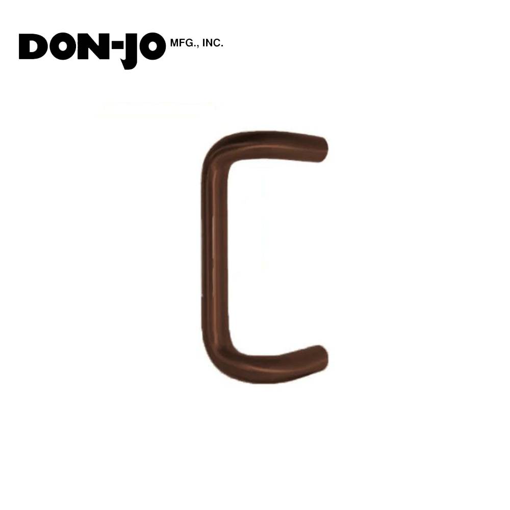 Don-Jo - 1157-313 - Offset Door Pull - 1" Diameter and 10" CTC - 313 (Dark Bronze Anodized Aluminum)