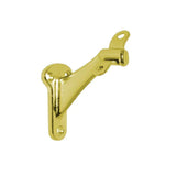 Don-Jo - 130-605 - Handrail Bracket with Cast Aluminum 2-13/16 Length and 1-1/2 Width - 605 (Bright Brass Finish)