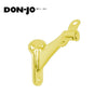 Don-Jo - 130-609 - Handrail Bracket with Cast Aluminum 2-13/16 Length and 1-1/2 Width - 609 (Satin Brass Finish)