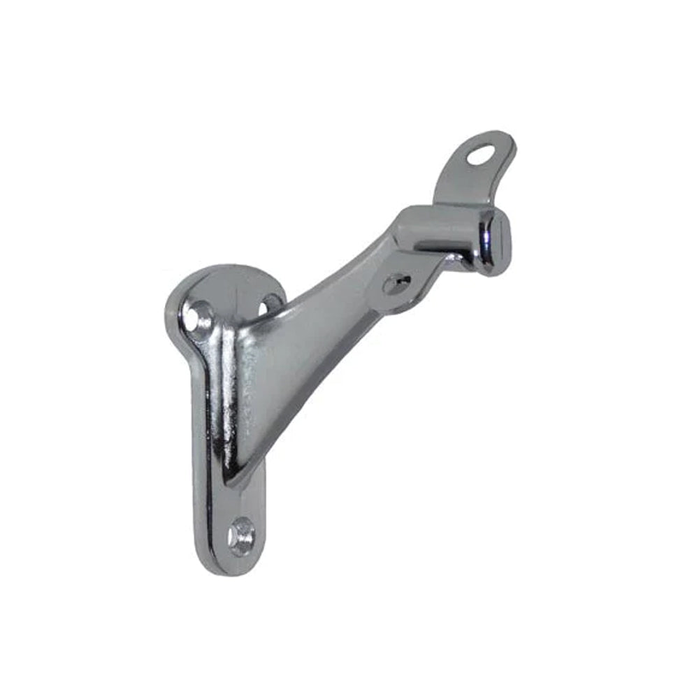 Don-Jo - 130-620 - Handrail Bracket with Cast Aluminum 2-13/16 Length and 1-1/2 Width - 620 (Satin Nickel Plated Blackened Satin Relieved Clear Coated Finish)