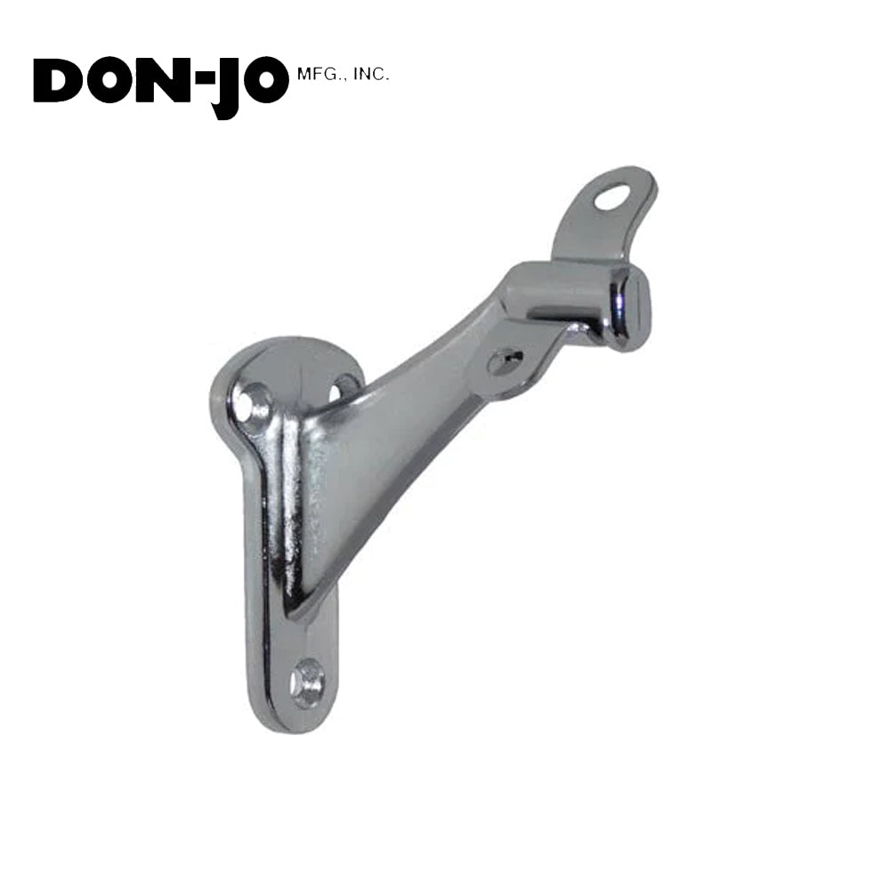 Don-Jo - 130-620 - Handrail Bracket with Cast Aluminum 2-13/16 Length and 1-1/2 Width - 620 (Satin Nickel Plated Blackened Satin Relieved Clear Coated Finish)