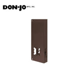 Don-Jo - 14-10B-2-CW - Wrap Around Plate 22 Gauge Steel 14" Height and 5-1/8" Width with 2-3/4" Backset - 10B (Oil Rubbed Bronze Finish-613)