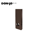 Don-Jo - 14-10B-CW - Wrap Around Plate 22 Gauge Steel 14" Height and 5-1/8" Width with 2-3/4" Backset - 10B (Oil Rubbed Bronze Finish-613)