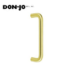 Don-Jo - 14-605 - Door Pull with 5-1/2 CTC and 2-1/4 Projection - 605 (Bright Brass Finish)