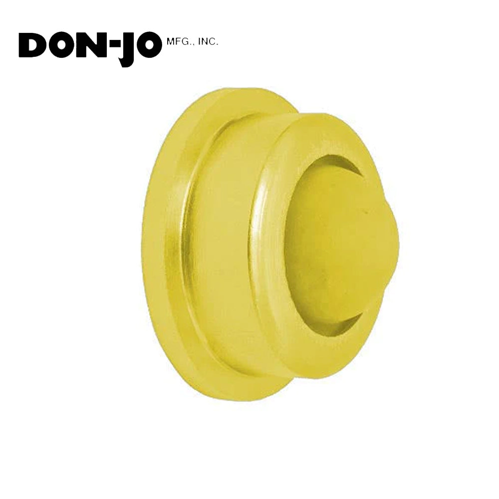 Don-Jo - 1400-606 - Wall Bumper with L02101 ANSI - 606 (Satin Brass Finish)