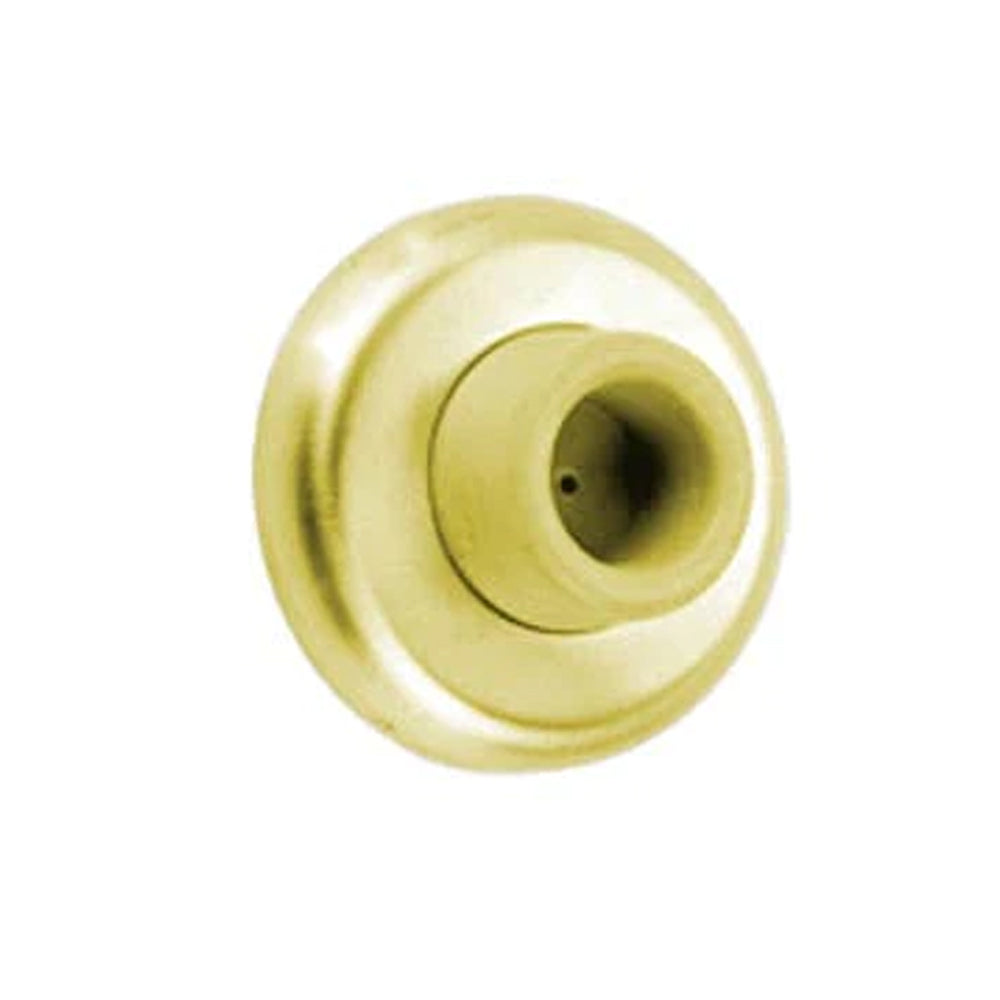 Don-Jo - 1407-605 - Wall Bumper with 1 Projection and 2-1/2 Diameter - 605 (Bright Brass Finish)