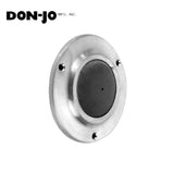 Don-Jo - 1410-626 - Wall Bumper with Cast Brass Material and 7/8 Projection - 626 (Satin Chromium Plated)