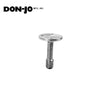 Don-Jo - 1449P-628 - Cast Brass Floor Stop 3-3/4 Height and 2-11/16 Base - 628 (Satin Aluminum Clear Anodized Finish)