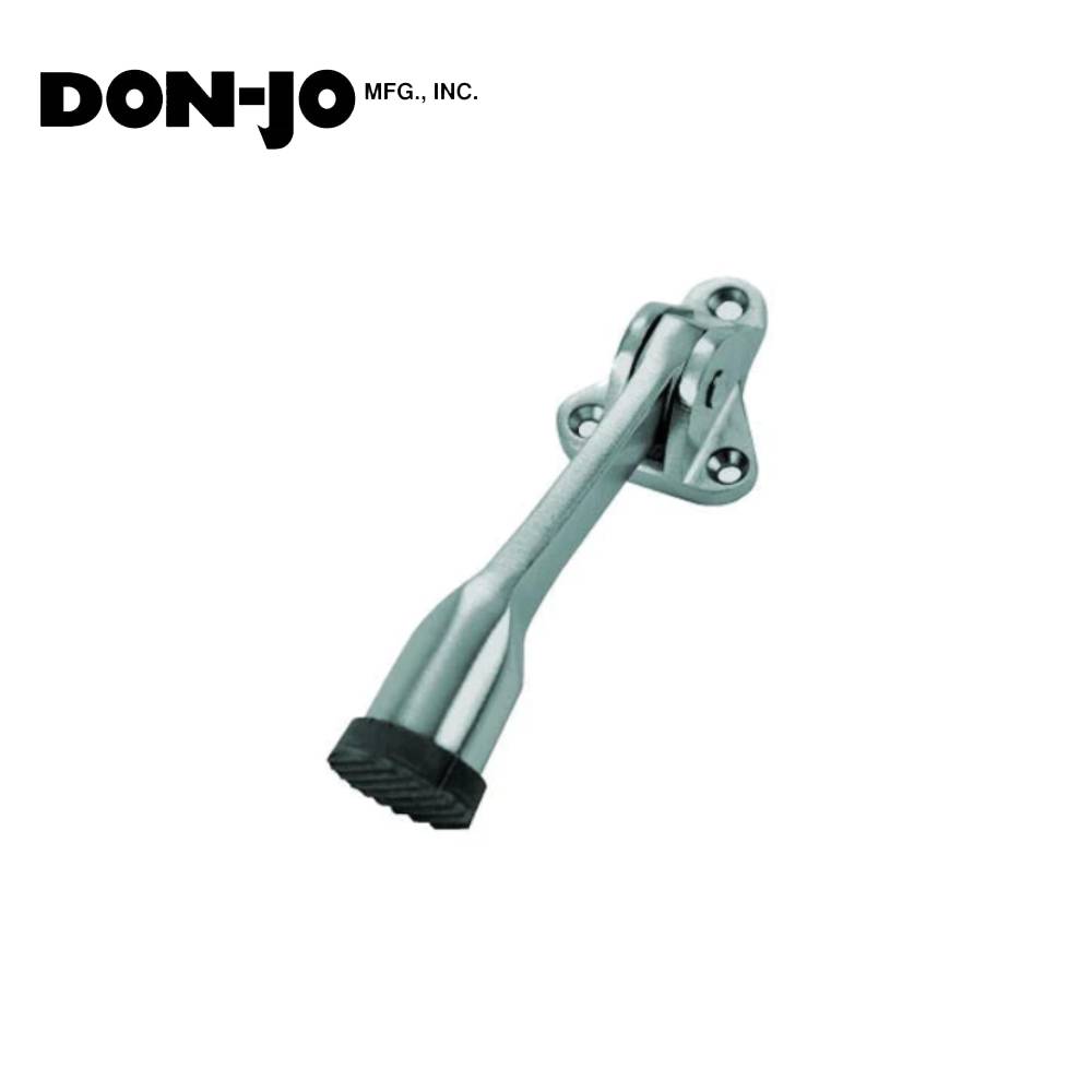 Don-Jo - 1455-626 - Door Holder with Cast Aluminum and 4" Projection - 626 (Satin Chromium Plated)