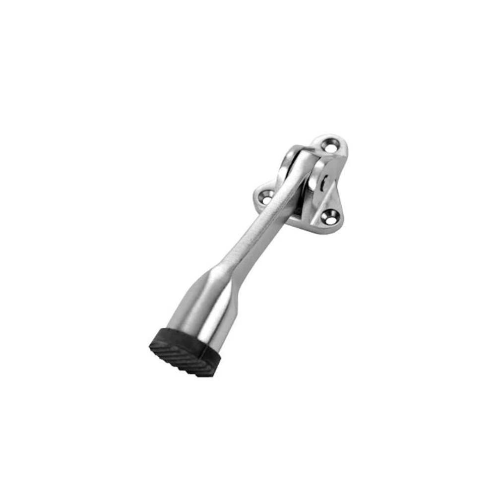 Don-Jo - 1455-CP - Door Holder with Cast Aluminum and 4 Projection - CP (Bright Chrome Finish)