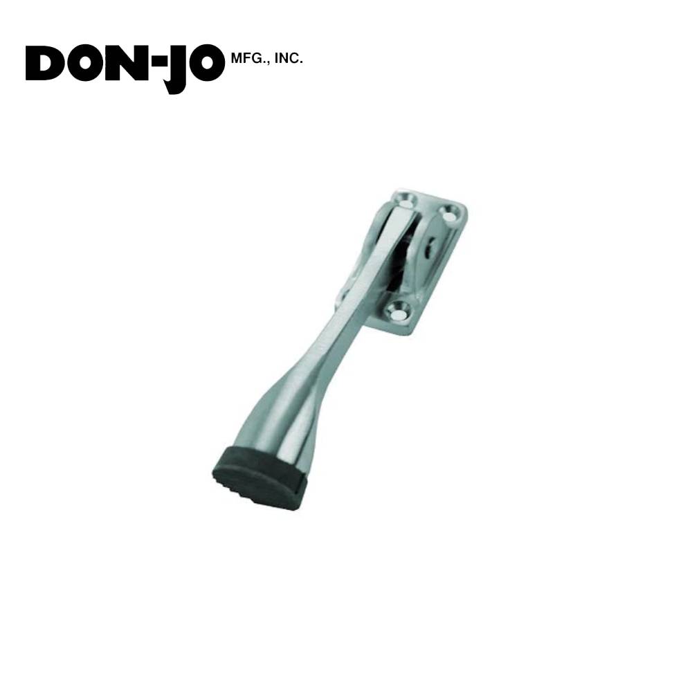 Don-Jo - 1465-626 - Door Holder with Solid Brass and 4 Projection - 626 (Satin Chromium Plated)