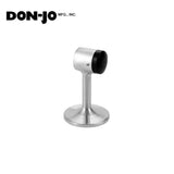 Don-Jo - 1472-626 - Cast Brass Floor Stop And Holder - 626 (Satin Chromium Plated)