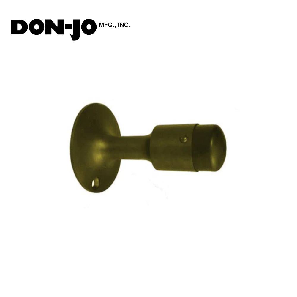 Don-Jo - 1475-605 - Wall Stop with 3-7/8 Height and 2-1/4 Base - 605 (Bright Brass Finish)