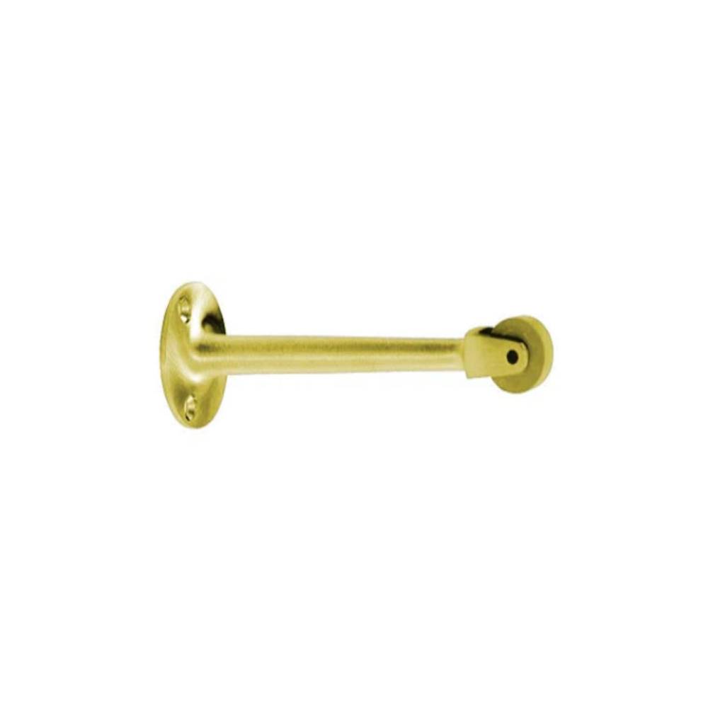 Don-Jo - 1486-605 - Roller Bumper with 4-1/2 Projection - 605 (Bright Brass Finish)