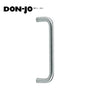 Don-Jo - 15-628 - Door Pull with 6 CTC and ANSI: J401 - 628 (Satin Aluminum Clear Anodized Finish)